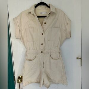 Zara Women’s Denim Romper